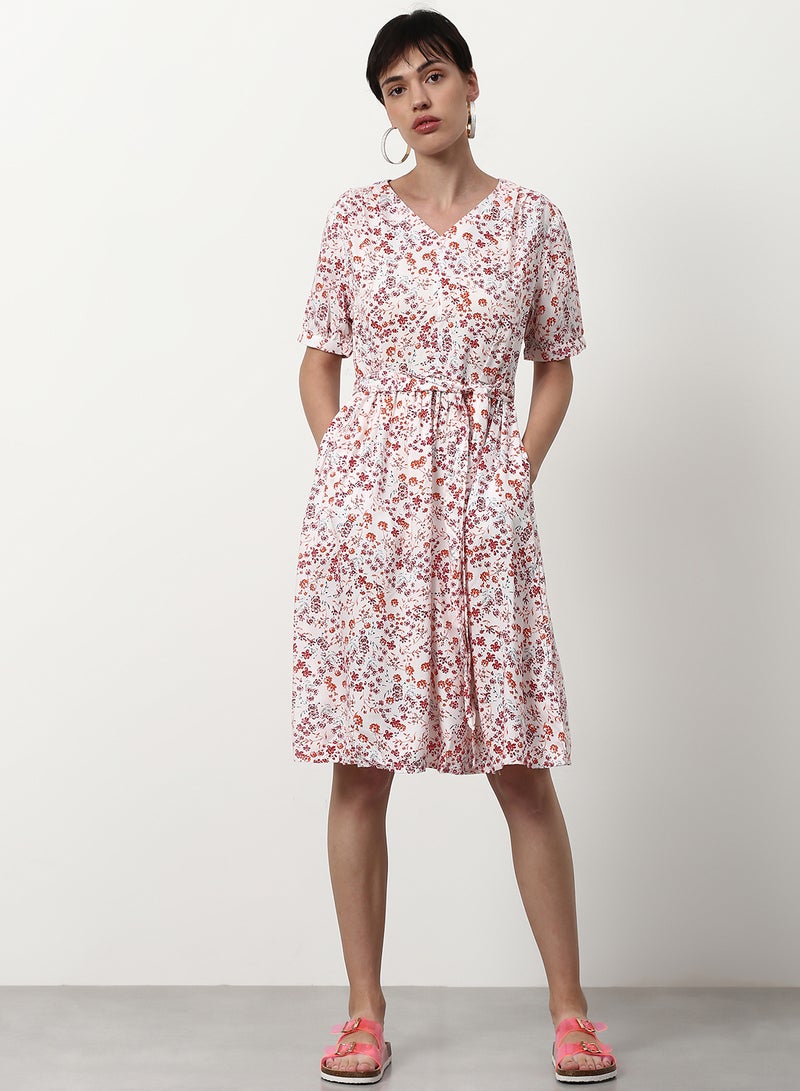 ABOF Loose Fit Casual Dress White - Image 1
