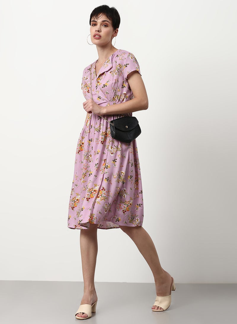 ABOF - Loose Fit Casual Dress Multicolour - Image 1