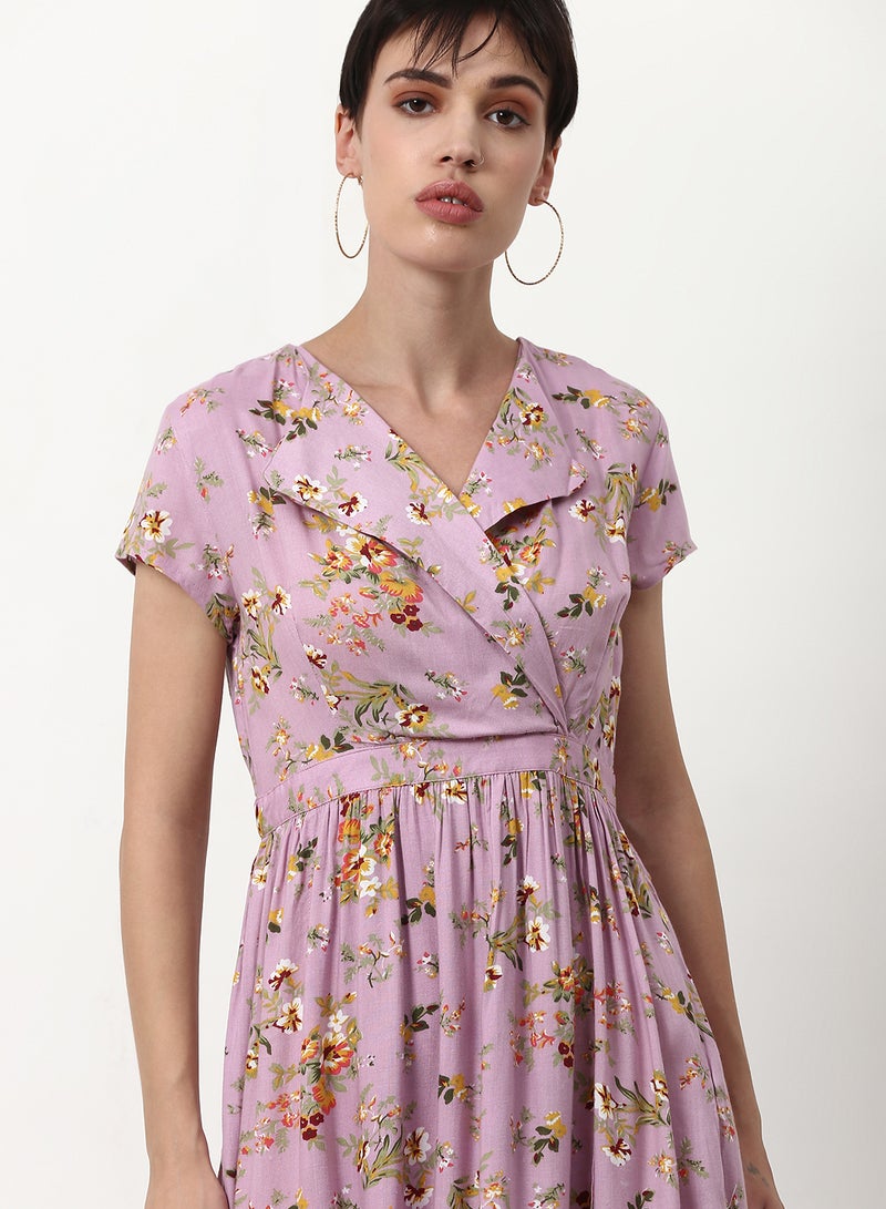 ABOF - Loose Fit Casual Dress Multicolour - Image 1