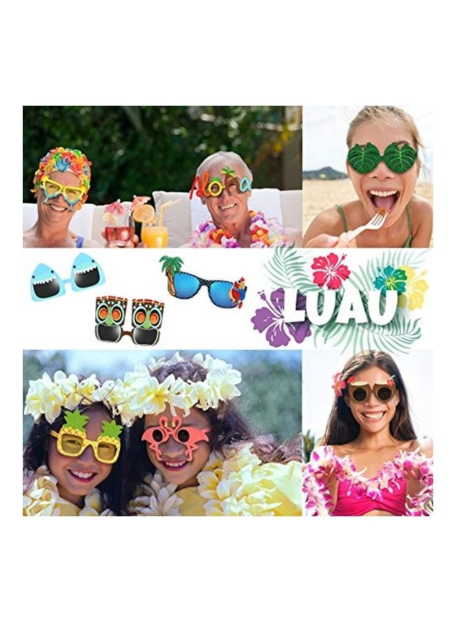 Pack Of 9 Luau Party Sunglasses - v1637071789/N51895776A_3