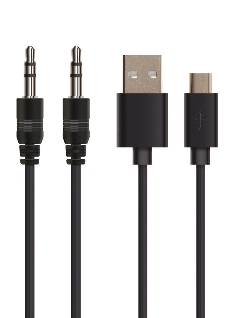مكبر صوت سيكادا محمول ويعمل بخاصية البلوتوث ويدعم تقنية TWS ومزود بحامل للهاتف مع منفذ USB ويعمل بقدرة 3 وات أزرق فاتح