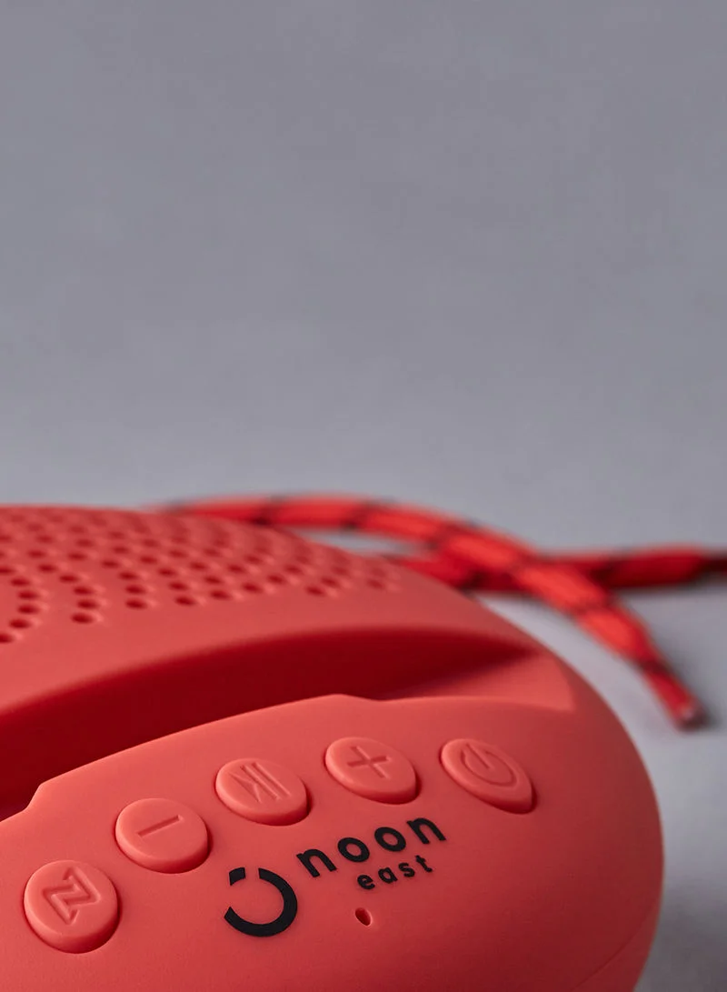 Noon East Cicada 3W Portable Bluetooth Speaker With Phone Stand, TWS function and USB Playback Red