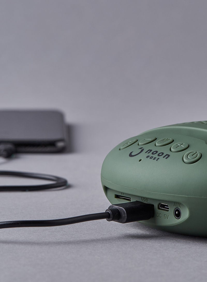 Noon East - Cicada 3W Portable Bluetooth Speaker With Phone Stand TWS Function And USB Playback Green - Image 1