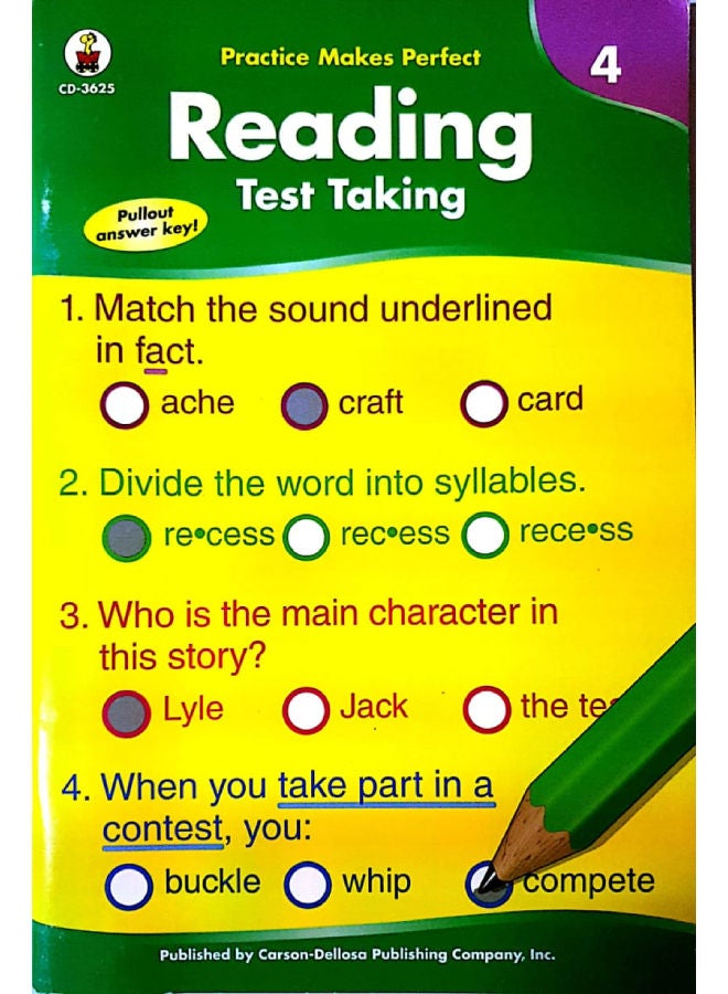 Reading Test Taking paperback english - 1-May-01 