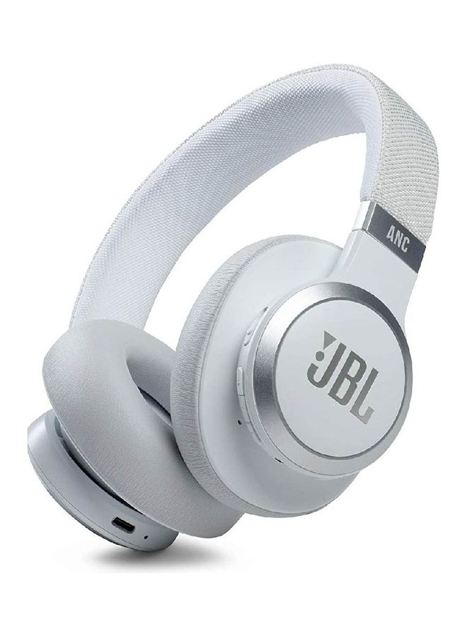JBL Live 660NC Wireless Over-Ear Noise Cancelling Headphones White - Image 1
