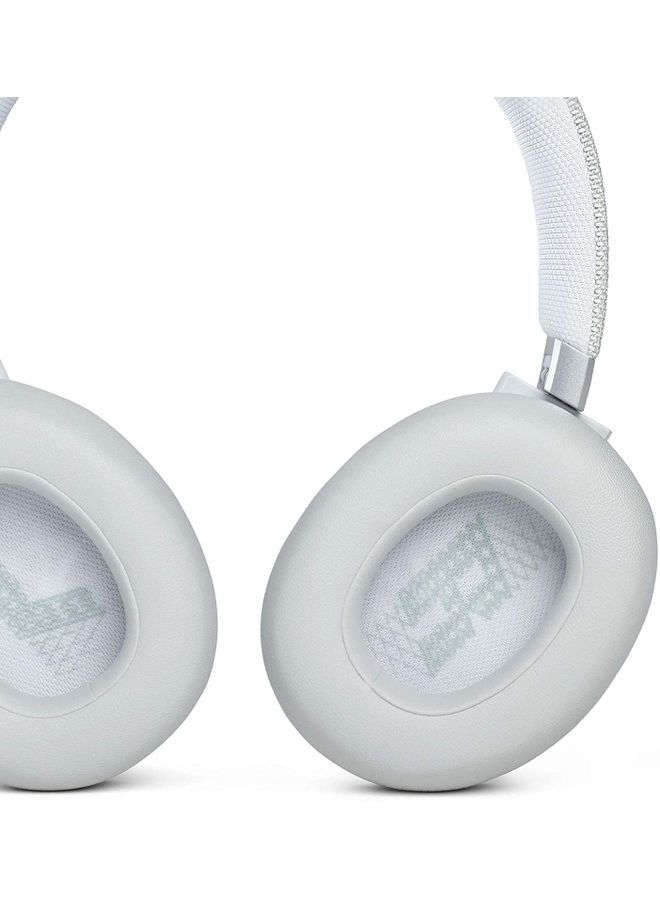 JBL Live 660NC Wireless Over-Ear Noise Cancelling Headphones White - Image 4