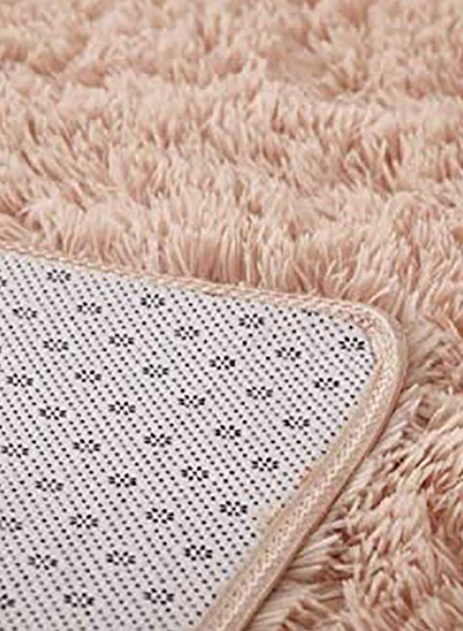 EHOME Interior Remodeling Luxurious Modern Rectangular Anti Skid Fluffy Soft Bedroom Carpet Fur Beige 160x120cm  - Image 5