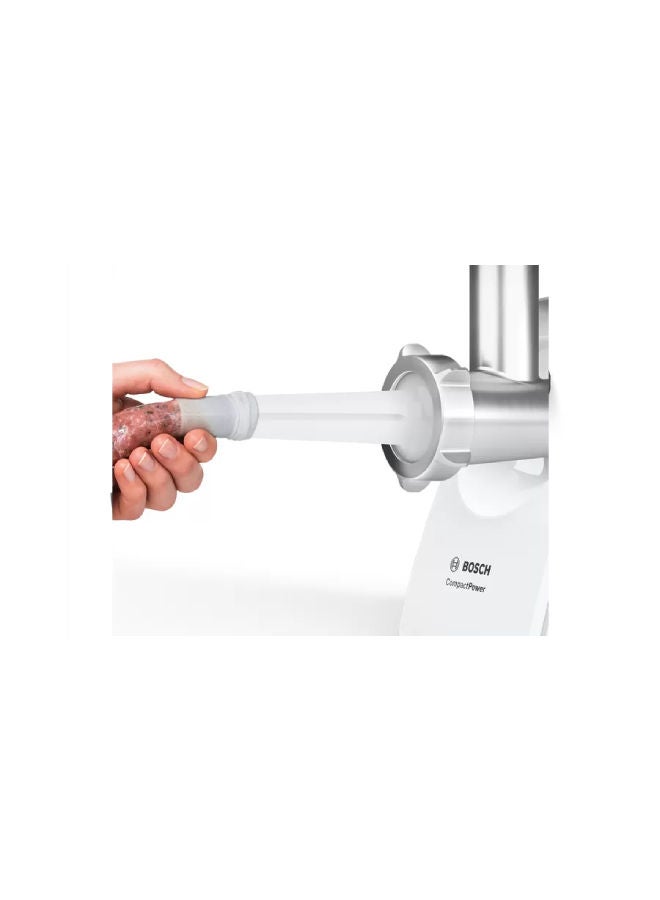 BOSCH - Meat Mincer, Compact Power, 2000 W MFW3X18W White - Image 1