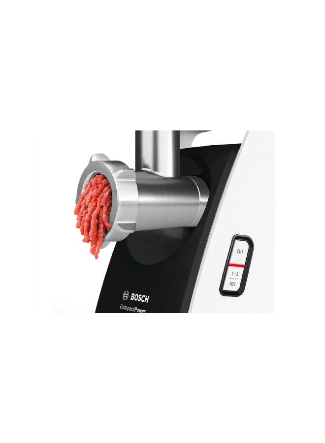 BOSCH - Meat Mincer, Compact Power, 2000 W MFW3X18W White - Image 1