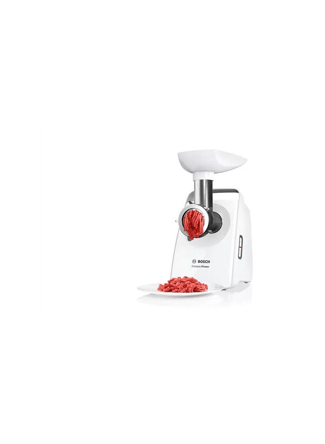 BOSCH - Meat Mincer, Compact Power, 2000 W MFW3X18W White - Image 1