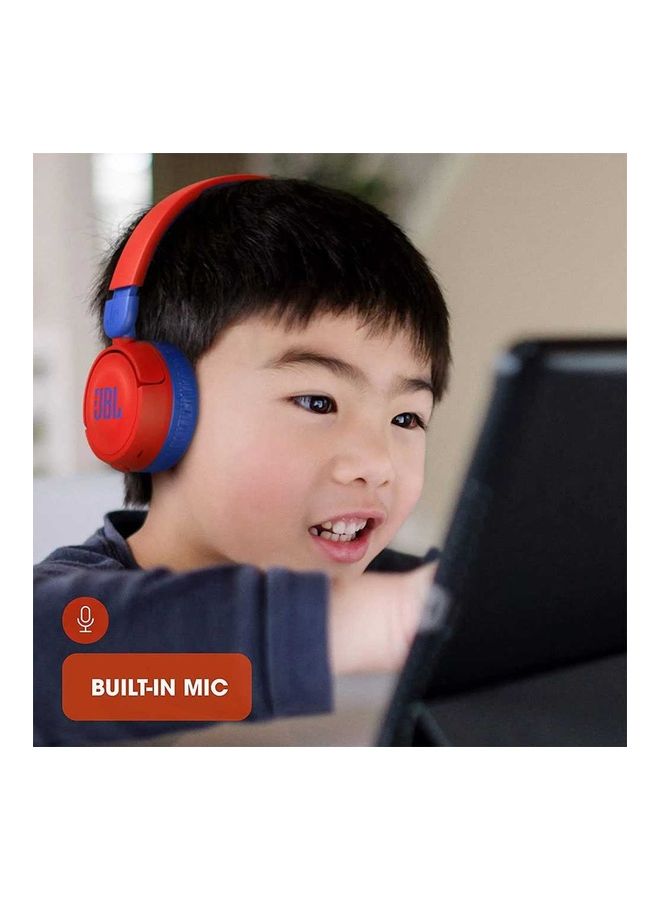 JBL - Kids Wireless On-Ear Headphones Red - Image 1