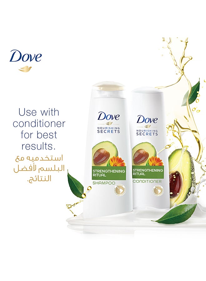 Dove - Shampoo Avocado Strength With Nourishing, Extracts Of Avocado Oil And Calendula 400ml - Image 1