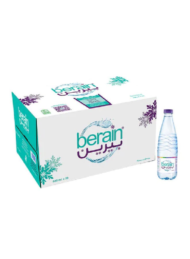 بيرين مياه شرب معبأة من السعودية 600ملليلتر عبوة من 28 قطعة