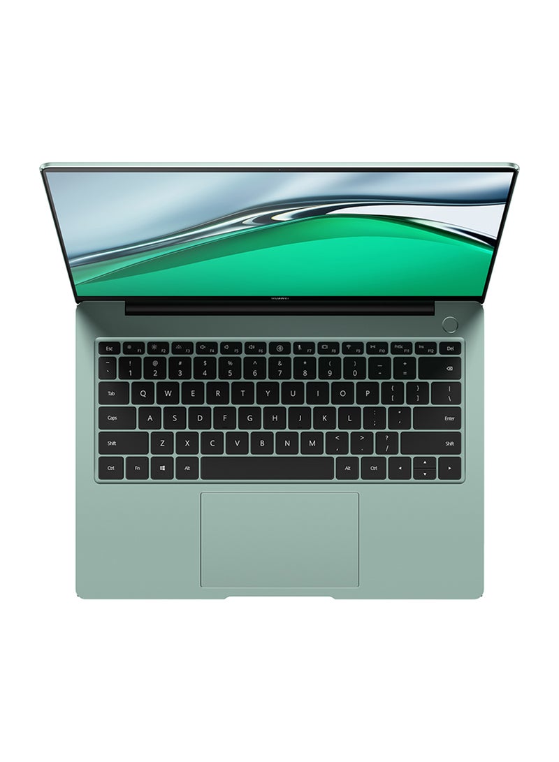 HUAWEI - MateBook 14s Laptop With 14.2-Inch Display, Core i7-11370H Processor / 16GB RAM / 512GB SSD / Intel Iris Xe Graphics / Windows 10 Home / English Spruce Green - Image 1