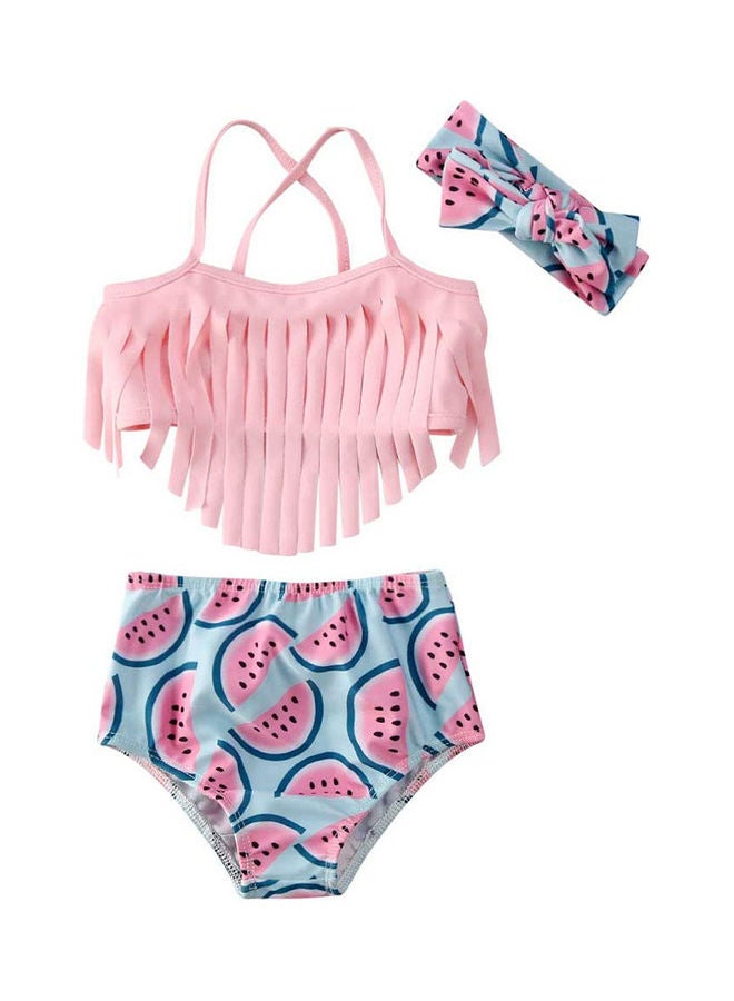 Generic Baby Girls Bikini Swimsuit 90cm - Image 1