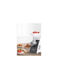 BOSCH Compact Power Plastic 2 Blades Electric Meat Mincer 1600 W MFW3612A Silver/Black  - Image 5