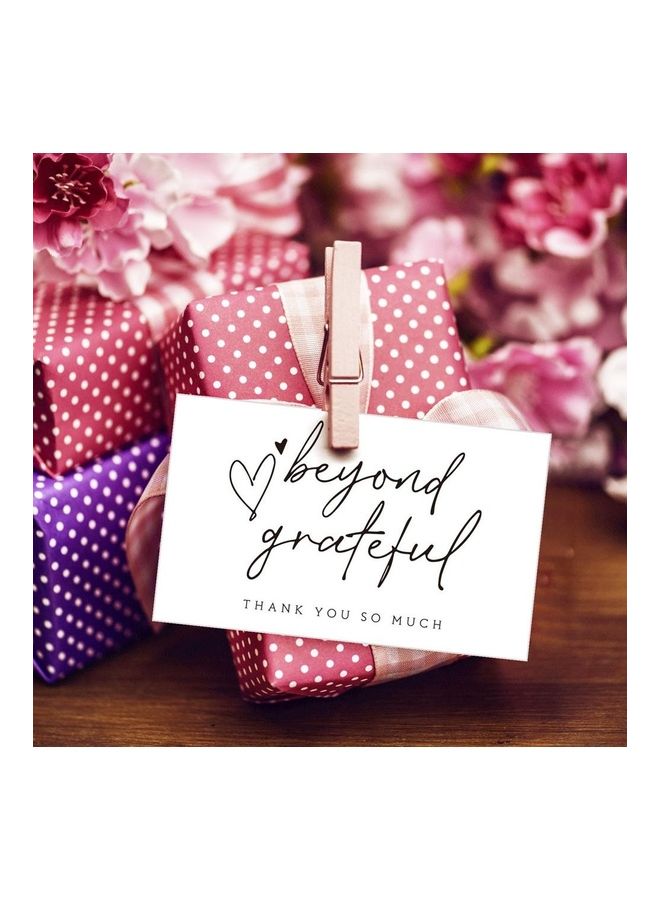 EHOME 30-Piece Thank You Card For Supporting Business Package Decoration - Image 2