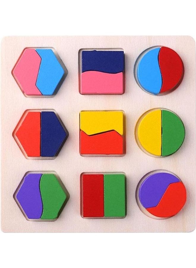 إيهوم لعبة تركيب الأشكال الهندسية الخشبية من مونتيسوري - Image 1