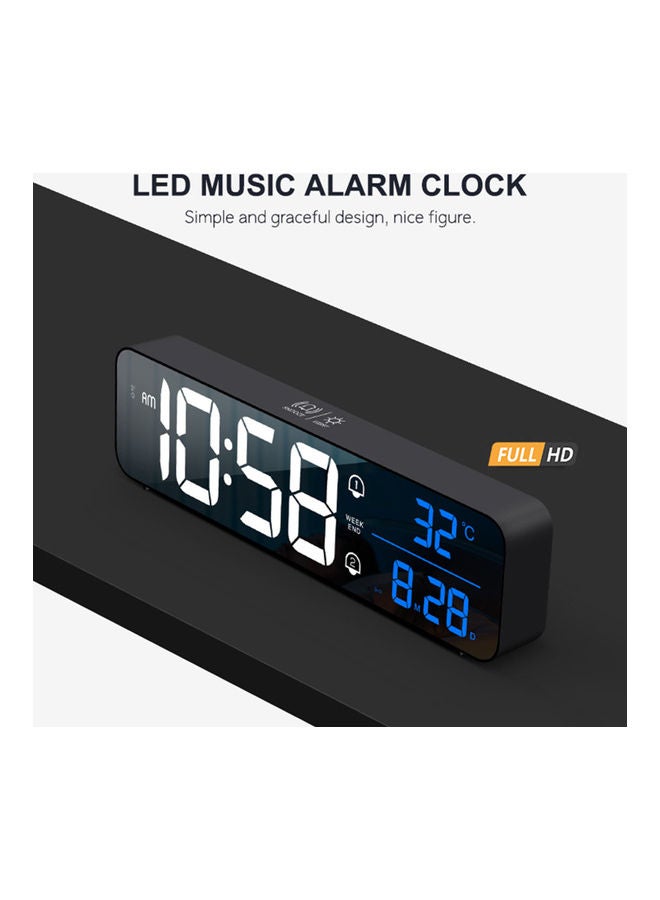 Generic LED Digital Alarm Clock Black  - Image 5