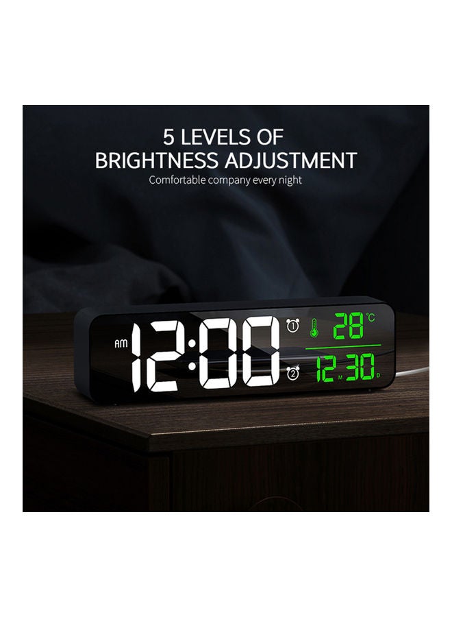 Generic LED Digital Alarm Clock Black  - Image 4