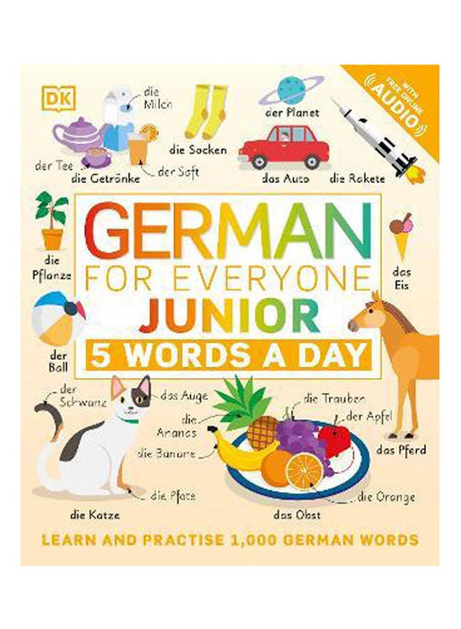 الألمانية للجميع جونيور: 5 كلمات في اليوم