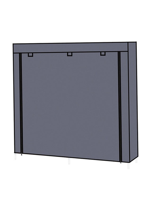 ALMUFARREJ 12-Shelves Multipurpose Adjustable Collapsible Shoe Rack Grey 120x118x30cm  - Image 3