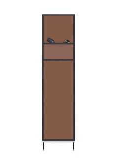 ALMUFARREJ 12-Shelves Multipurpose Adjustable Collapsible Shoe Rack Brown 120x118x30cm  - Image 5