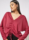 LABEL RAIL Maroon