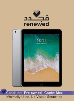 Renewed - iPad 5 (2017) 9.7-Inch 2GB RAM 128GB Wi-Fi Space Grey