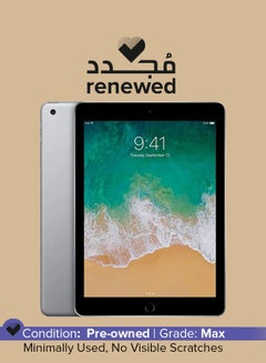 Renewed - iPad 5 (2017) 9.7-Inch 2GB RAM 128GB 4G LTE Space Grey