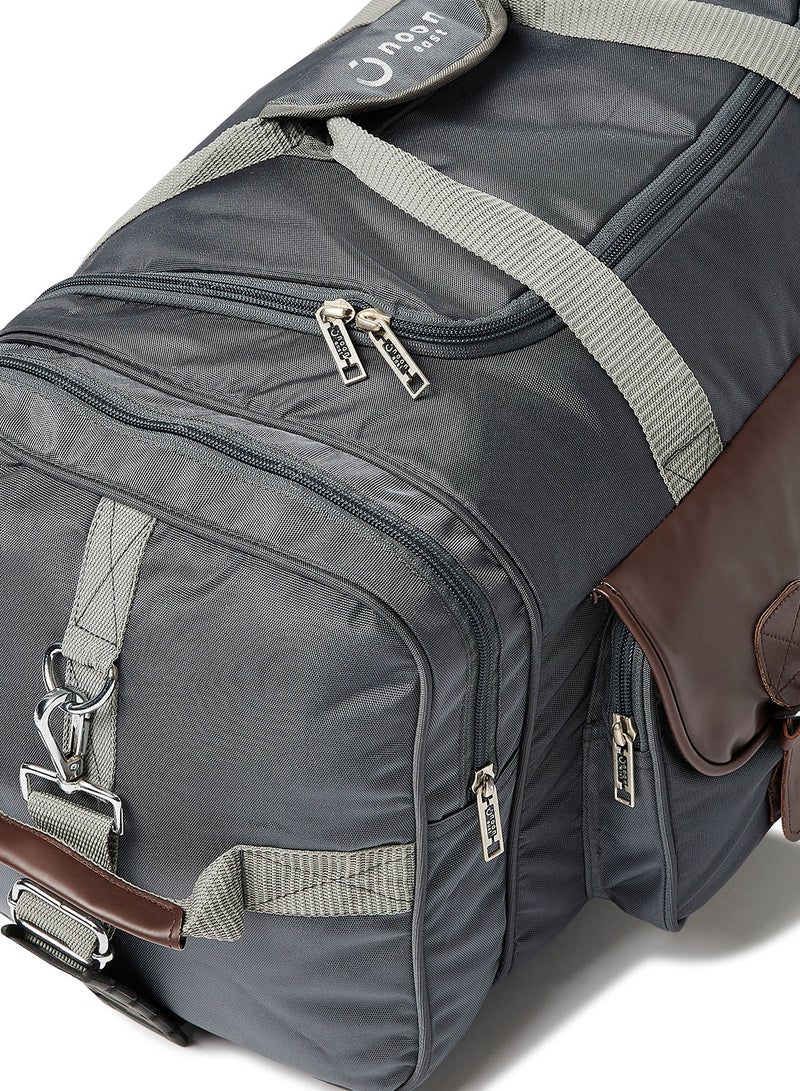 Noon East 3-Piece Lightweight Waterproof Polyester Multipurpose Luggage Duffle Bag/Gym Bag Set 20/22/24 Inch Grey  - Image 4