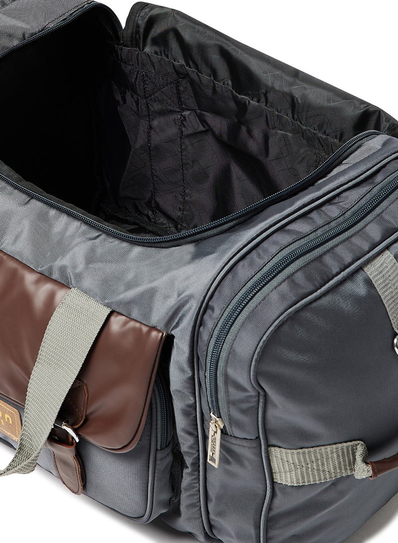 Noon East 3-Piece Lightweight Waterproof Polyester Multipurpose Luggage Duffle Bag/Gym Bag Set 20/22/24 Inch Grey  - Image 5