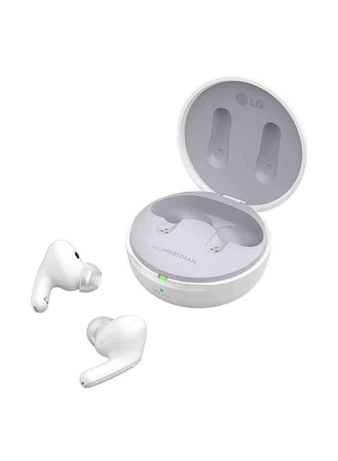 In-Ear True Wireless Bluetooth UV Nano Earbuds With Enhanced Active Noise Cancellation White