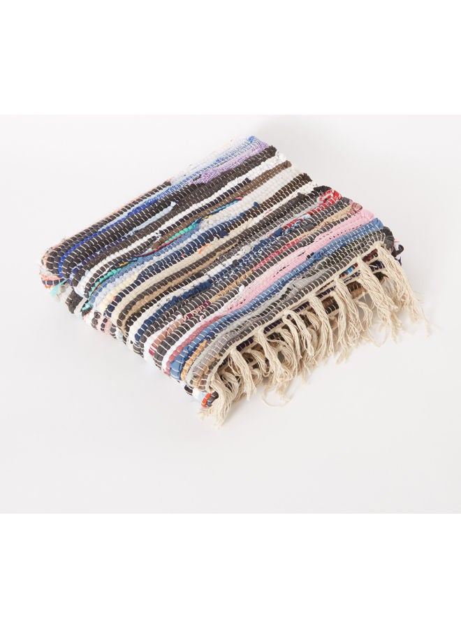 Home Box - Axis Recycle Dhurrie Multicolour 110 x 65cm - Image 1