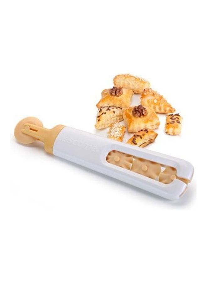 tescoma Delicia Pastry Wheel 4 Cutters White/Cream