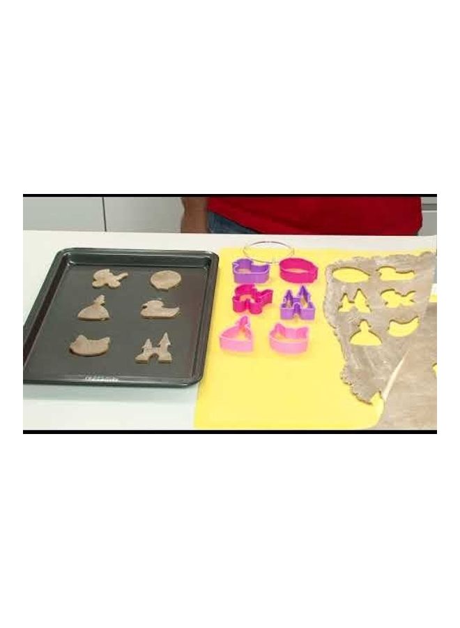 تسكوما طقم قطاعات كوكيز مكون من 6 قطع وردي/أرجواني 7سم - Image 2