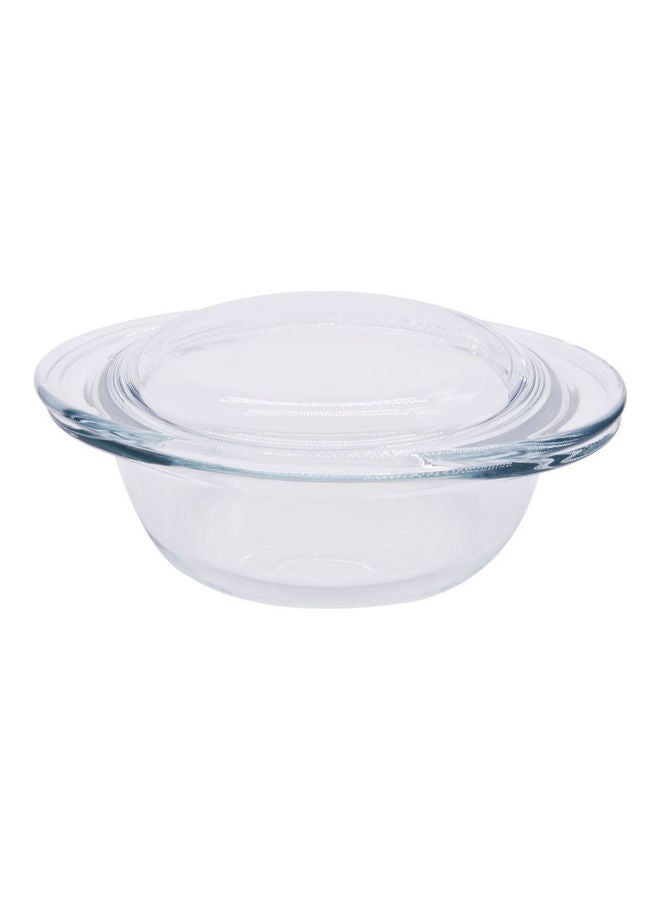 SIMAX Casserole Round with Lid Clear 2 quartmm - Image 1