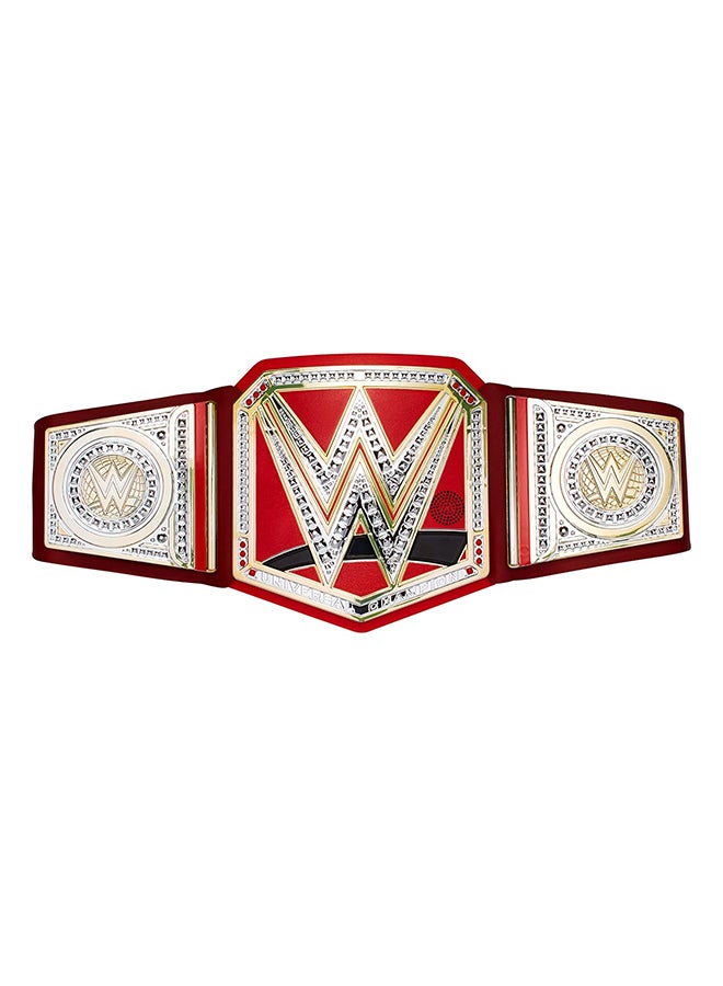 WWE - Motion-Activated Universal Championship Belt With 2 Interactive Modes And 20+ Match Sounds 5.08x50.8x24.13cm - Image 1