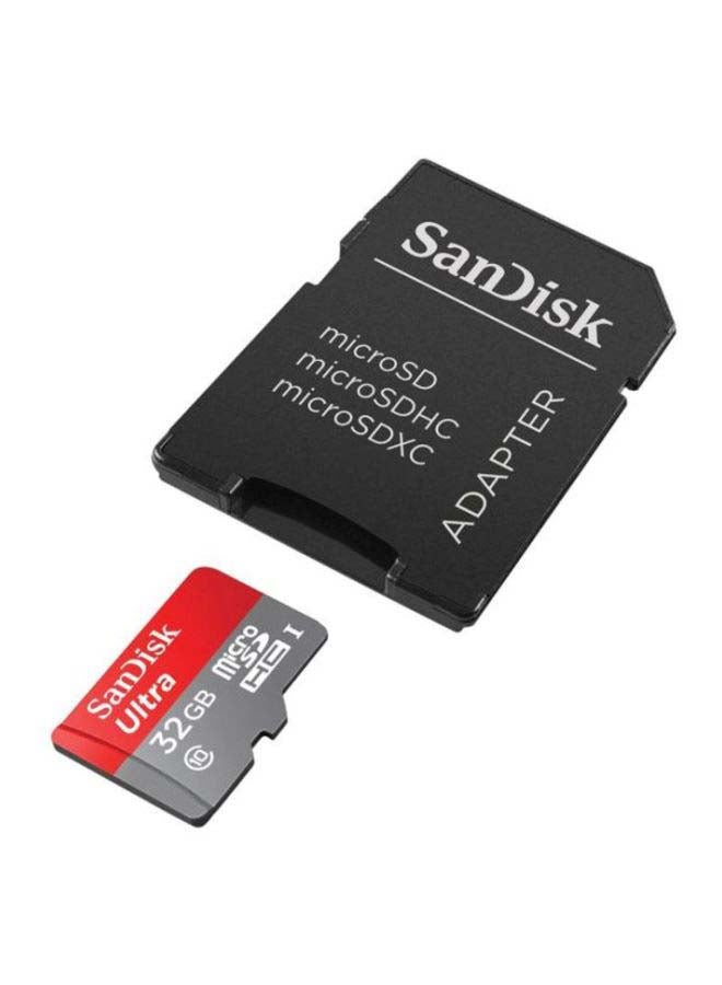 Sandisk - Ultra UHS-I MicroSDHC Card With Adapter 32.0 GB - Image 1
