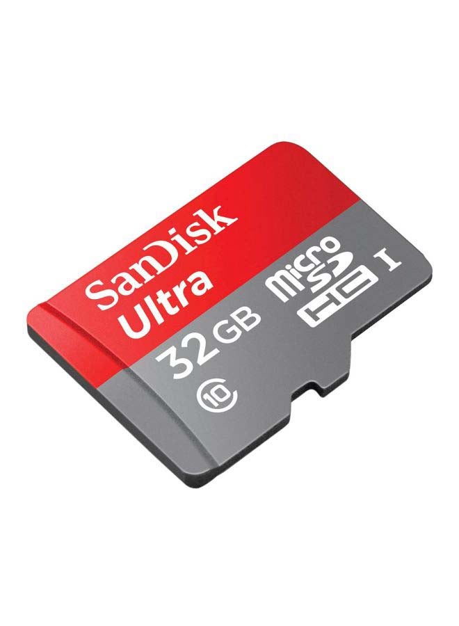 Sandisk - Ultra UHS-I MicroSDHC Card With Adapter 32.0 GB - Image 1