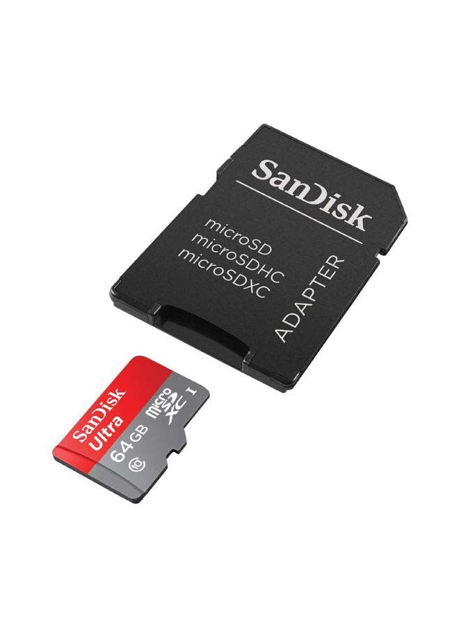 Sandisk - Ultra UHS-I MicroSDXC Card With Adapter 64.0 GB - Image 1