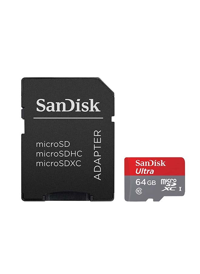 Sandisk - Ultra UHS-I MicroSDXC Card With Adapter 64.0 GB - Image 1