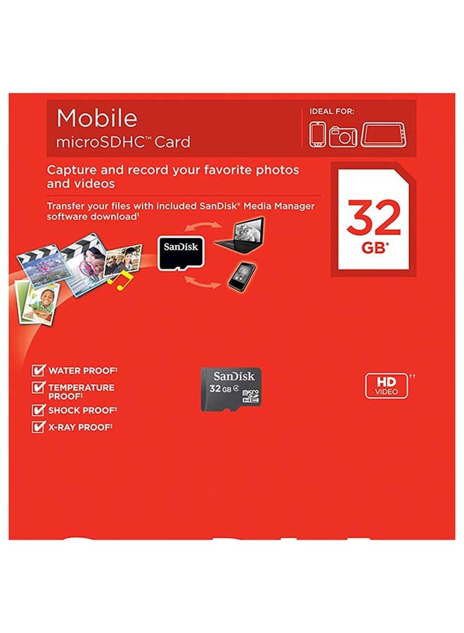 سانديسك - بطاقة MicroSDHC 32 GB - Image 1