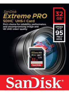 سانديسك بطاقة ذاكرة إكستريم برو SDHC 32 GB  - Image 4