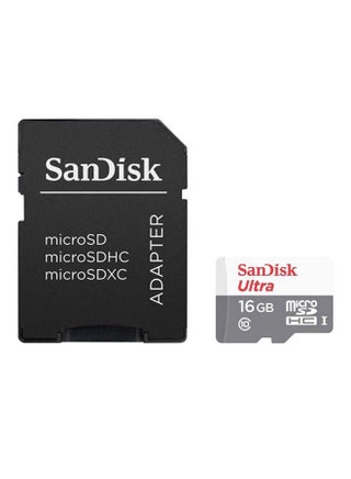بطاقة ذاكرة مايكرو SDHC من الفئة 10 ألترا لأجهزة الأندرويد مع محول SD 16 GB - v1637142853/N13069095A_1