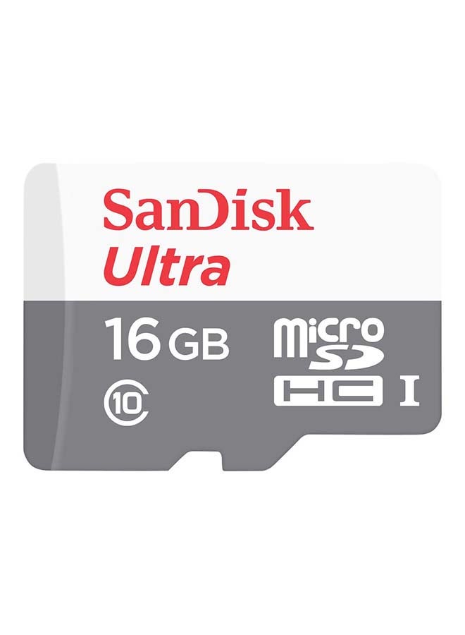 Sandisk - Class 10 Ultra Android MicroSDHC Memory Card And SD Adapter 16 GB - Image 1