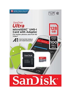 Sandisk Ultra Class 10 MicroSDXC With Adapter 128 GB  - Image 5