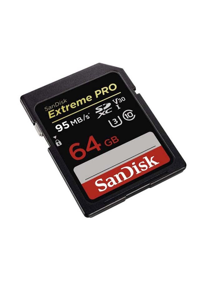 سانديسك بطاقة الذاكرة إكستريم برو SDXC بسرعة ناقل بيانات فئة UHS-I 64 GB  - Image 3