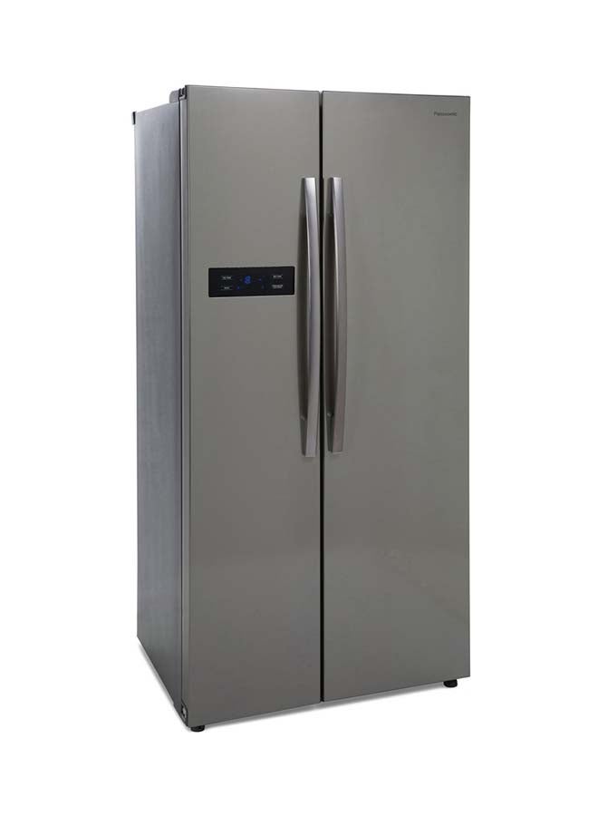 Panasonic - Side-By-Side Double Door Refrigerator NRBS60MS Silver - Image 1