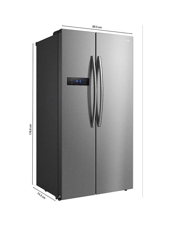 Panasonic - Side-By-Side Double Door Refrigerator NRBS60MS Silver - Image 1